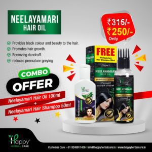 Neelayamari Hair Oil and Shampoo - Exclusive Offers at Happy Herbal Care - Premium Ayurvedic Oils & Soaps"
